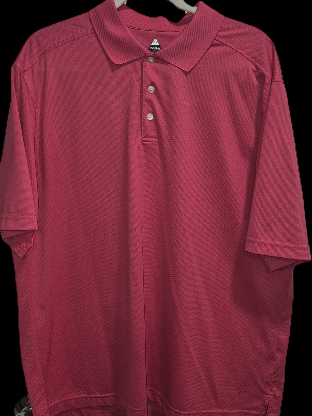 bolle Men's Polo Shirt in Rose Berry